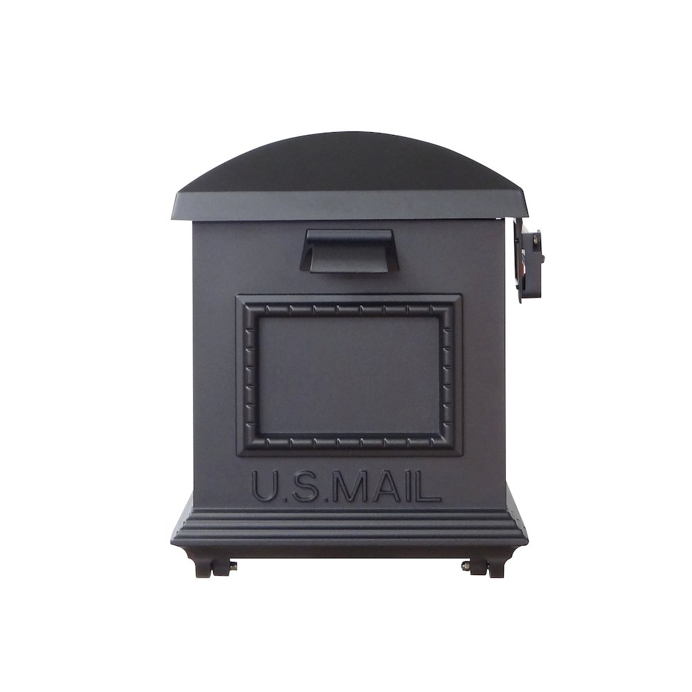 Traditional Curbside Mailbox and Springfield Mailbox Post with Base. Picture 9