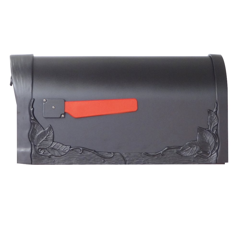 Floral Curbside Mailbox with Locking Insert and Springfield Mailbox with Base. Picture 7