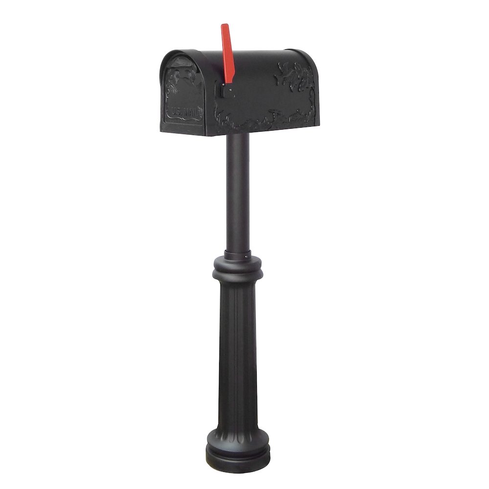 Hummingbird Curbside Mailbox with Locking Insert and Bradford Mailbox Post. Picture 3