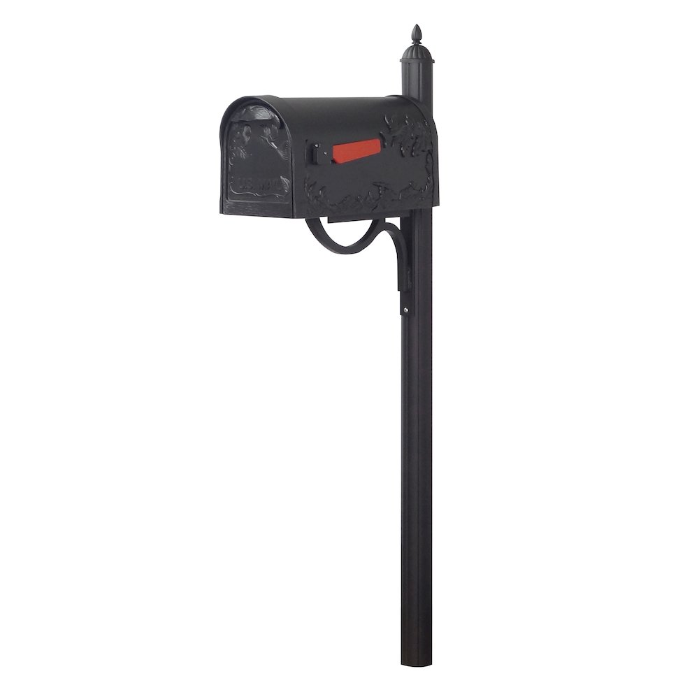 Hummingbird Curbside Mailbox with Locking Insert and Richland Mailbox Post. Picture 2