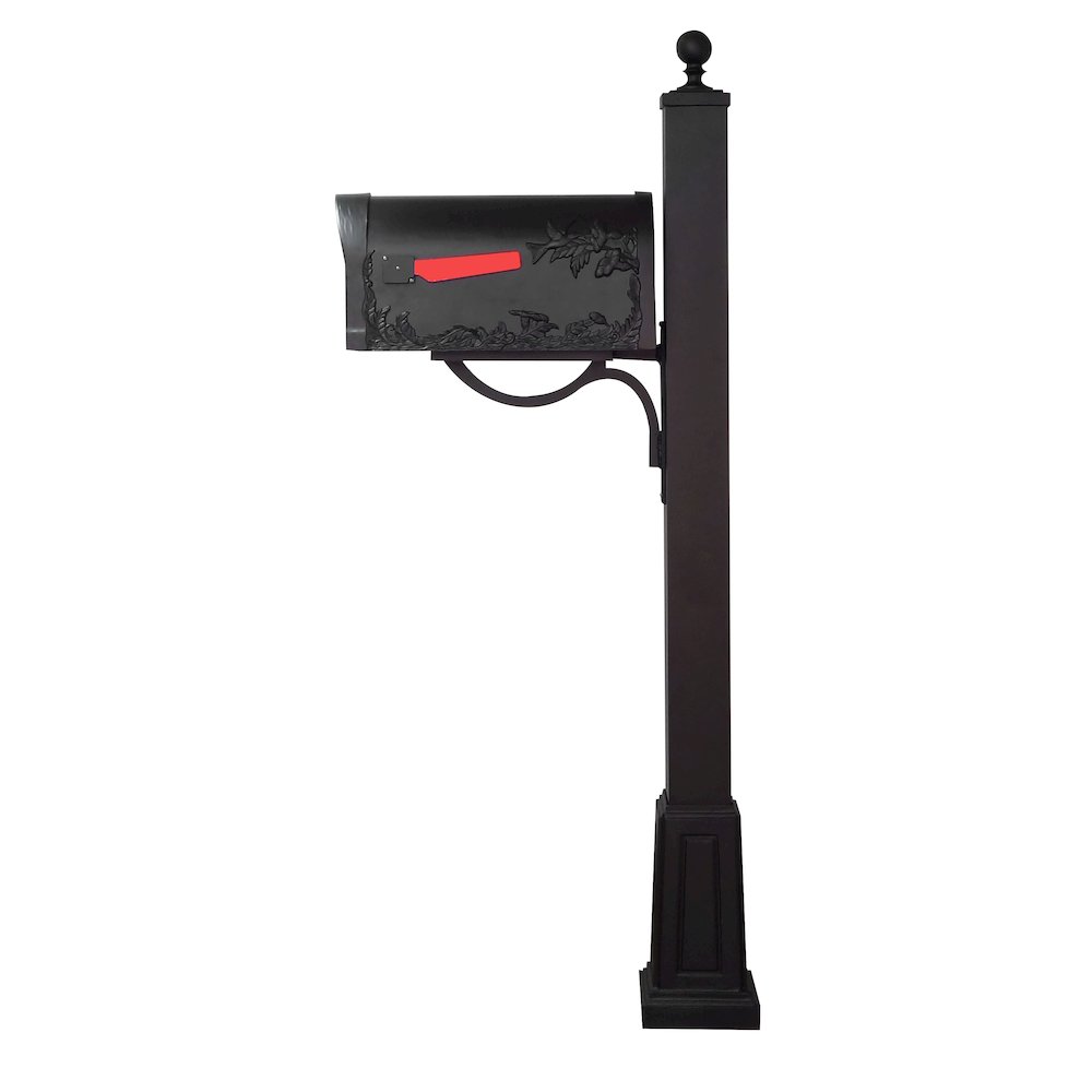 Hummingbird Curbside Mailbox with Locking Insert and Springfield Mailbox. Picture 4