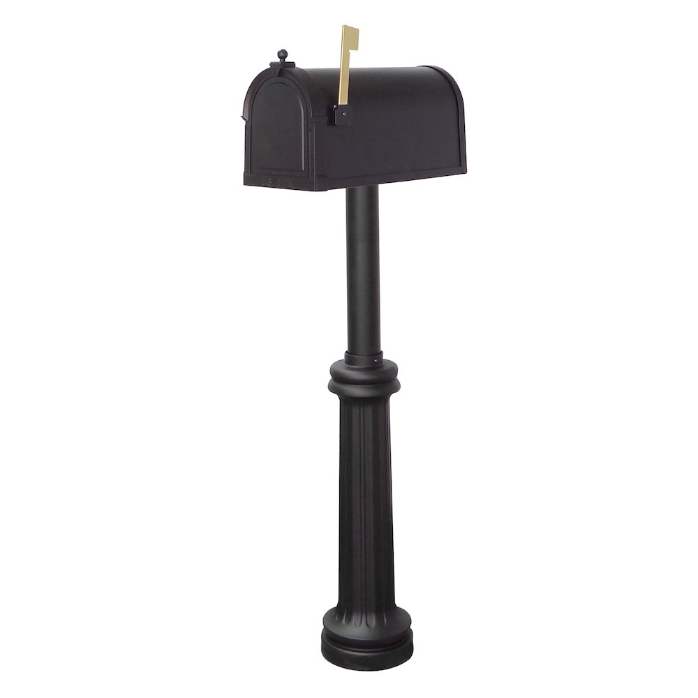 Berkshire Curbside Mailbox with Locking Insert and Bradford Mailbox Post. Picture 3