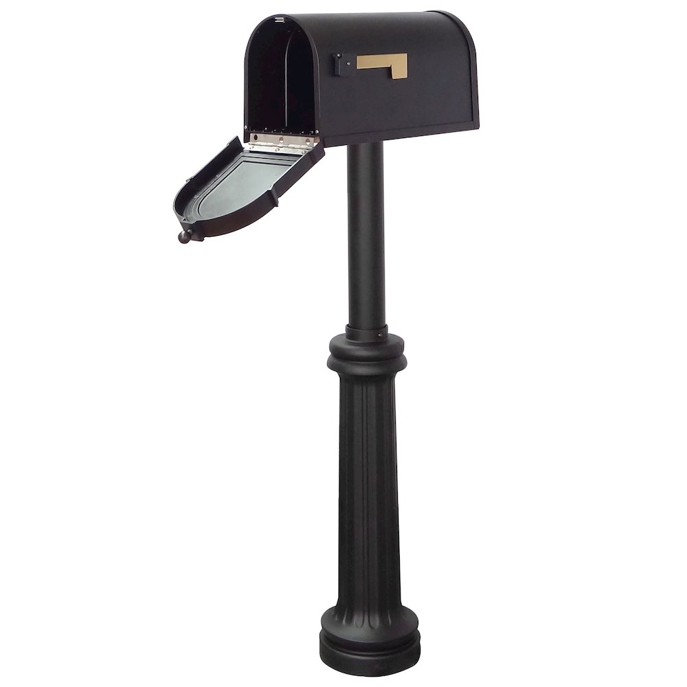 Berkshire Curbside Mailbox with Front Address Numbers and Bradford Mailbox Post. Picture 3