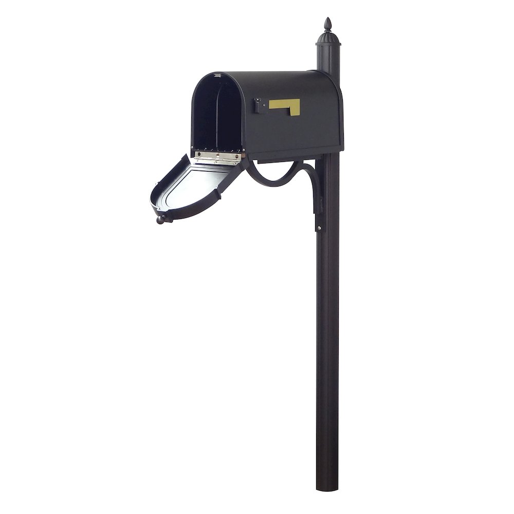 Berkshire Curbside Mailbox with Front Address Numbers and Richland Mailbox Post. Picture 3