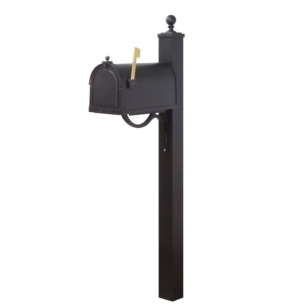 Berkshire Curbside Mailbox with Locking Insert and Springfield Mailbox Post. Picture 3