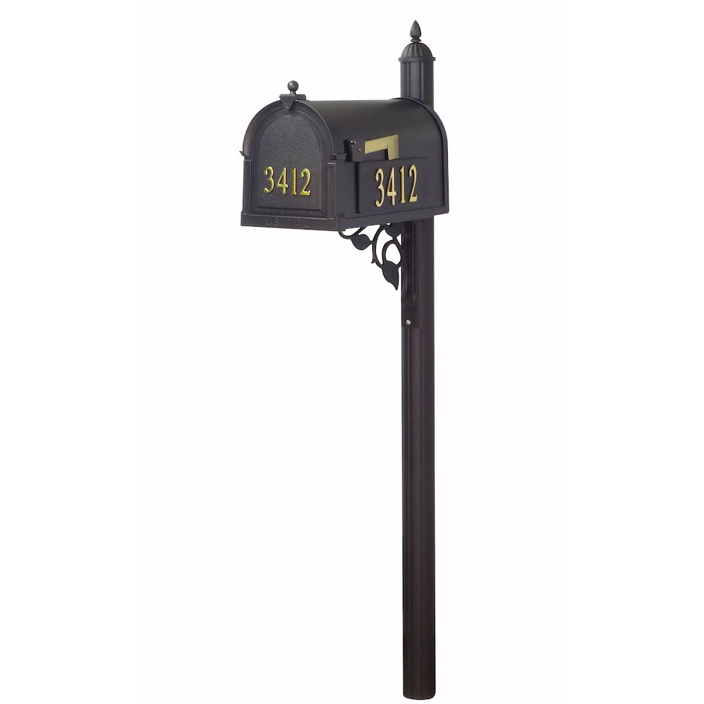 Curbside Mailbox with Front and Side Address Numbers. Picture 2