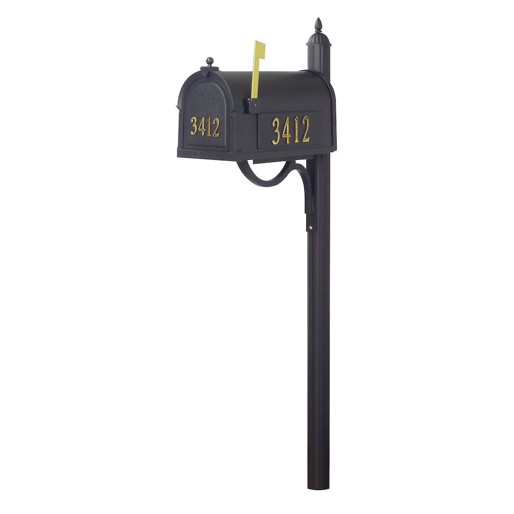 Curbside Mailbox with Front and Side Address Numbers. Picture 3