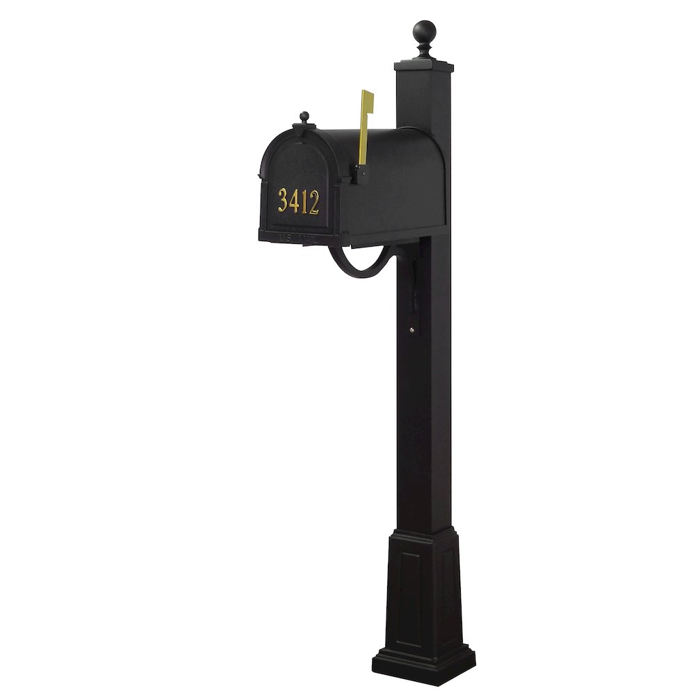 Curbside Mailbox with Front Numbers, Locking Insert and Springfield Mailbox. Picture 3