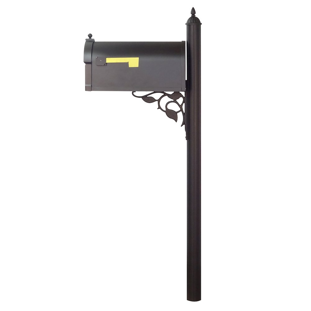 Berkshire Curbside Mailbox with Locking Insert and Albion Mailbox Post. Picture 4