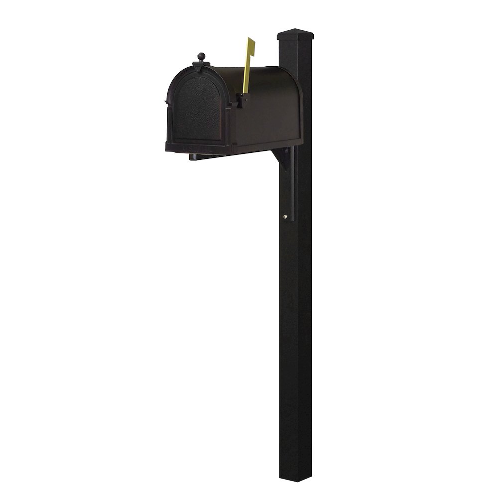 Berkshire Curbside Mailbox with Locking Insert and Wellington Mailbox Post. Picture 2