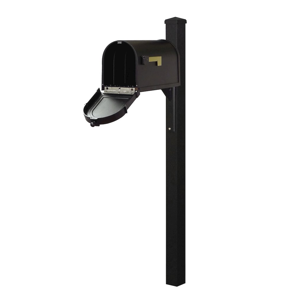 Berkshire Curbside Mailbox with Locking Insert and Wellington Mailbox Post. Picture 3