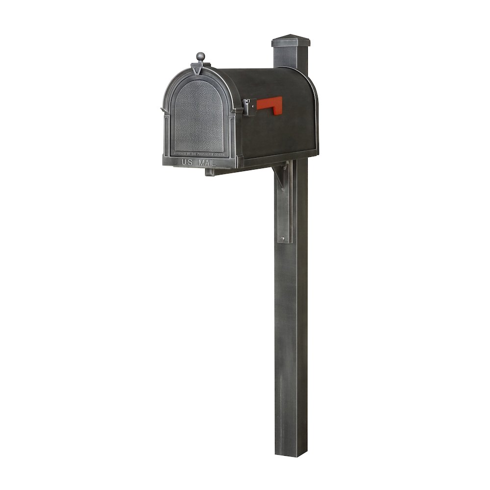 Berkshire Curbside Mailbox with Locking Insert and Wellington Mailbox Post. Picture 2