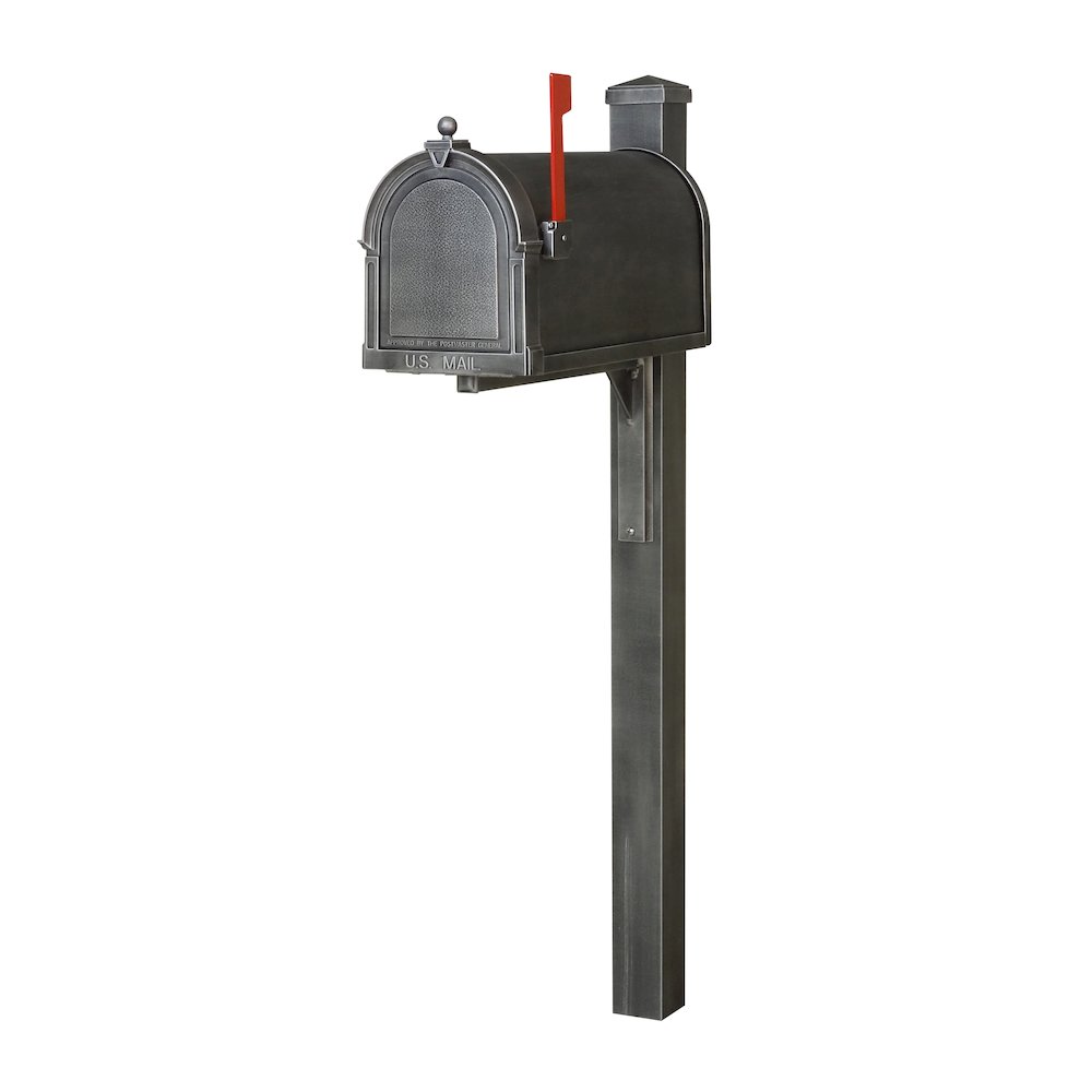 Berkshire Curbside Mailbox with Locking Insert and Wellington Mailbox Post. Picture 3
