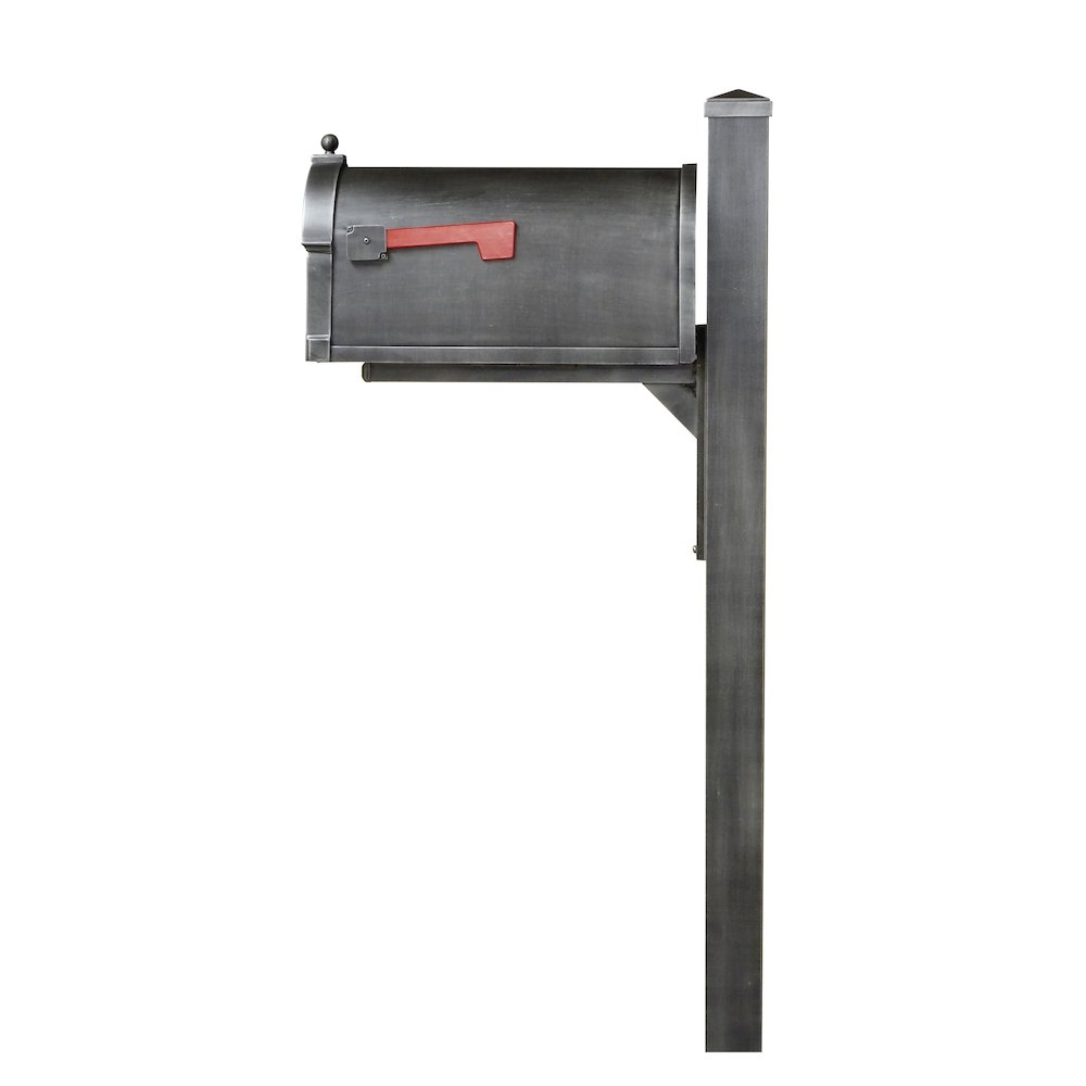 Berkshire Curbside Mailbox with Locking Insert and Wellington Mailbox Post. Picture 4