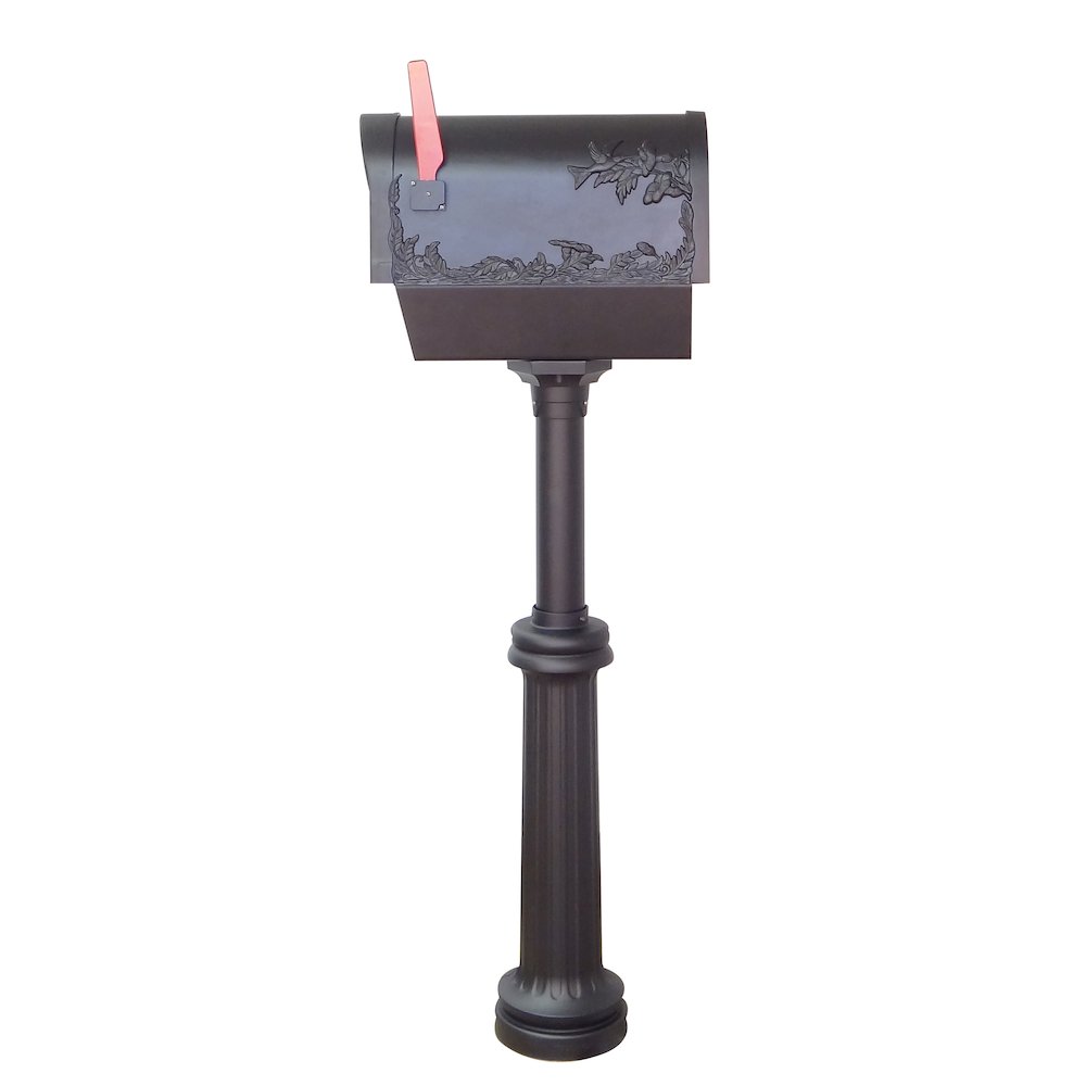 Hummingbird Curbside Mailbox with Newspaper Tube. Picture 5