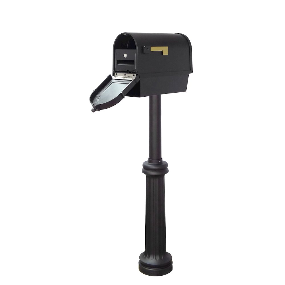 Curbside Mailbox with Newspaper Tube, Front Address Numbers. Picture 1