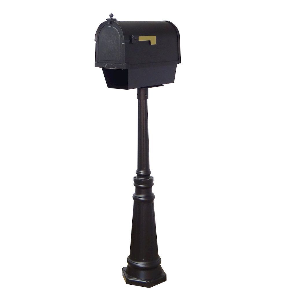 Curbside Mailbox with Newspaper Tube and Tacoma Mailbox with Direct Burial Kit. Picture 1