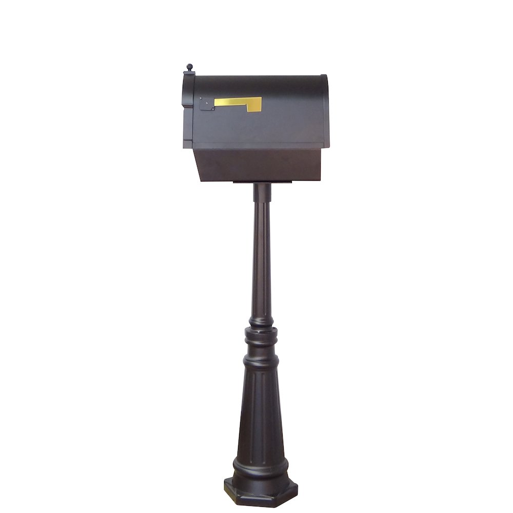 Curbside Mailbox with Newspaper Tube and Tacoma Mailbox with Direct Burial Kit. Picture 4