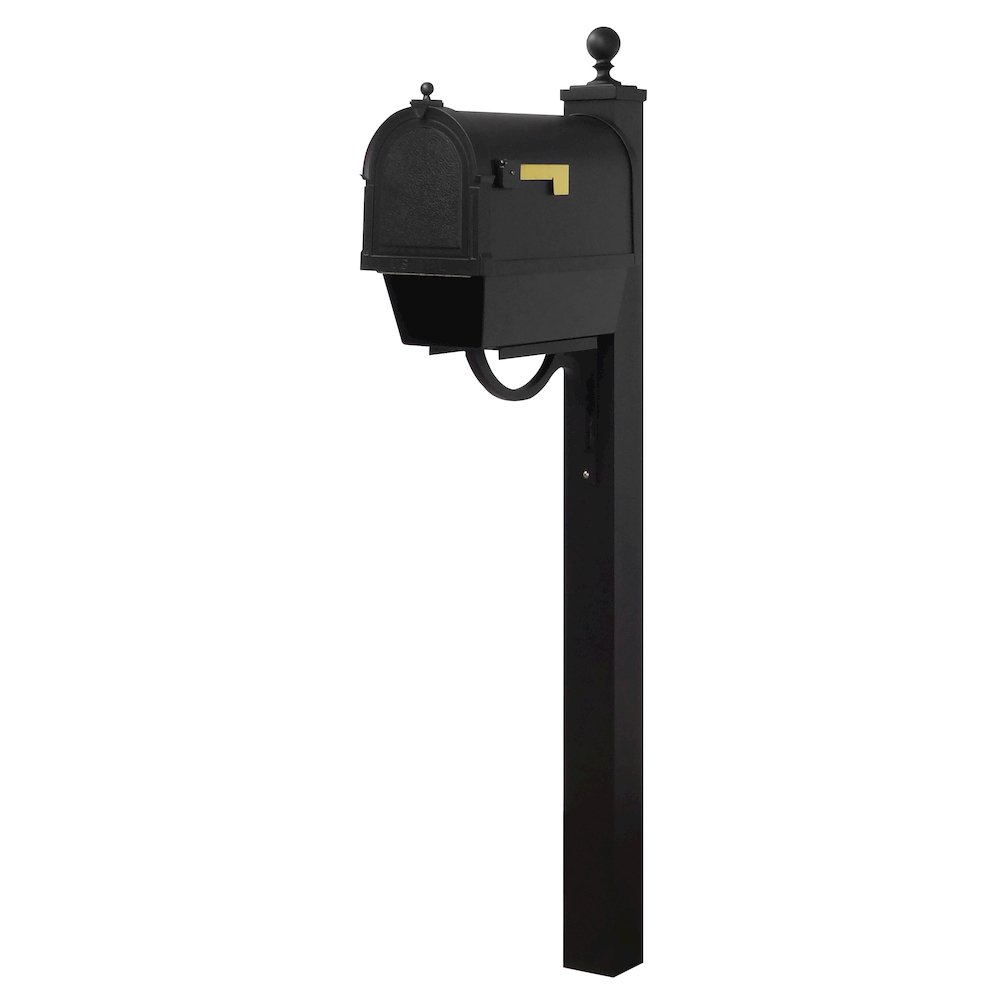 Curbside Mailbox with Newspaper Tube, Locking Insert and Springfield Mailbox. Picture 2