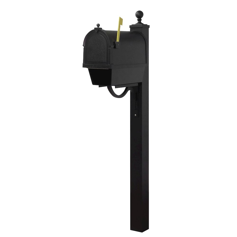Curbside Mailbox with Newspaper Tube, Locking Insert and Springfield Mailbox. Picture 3