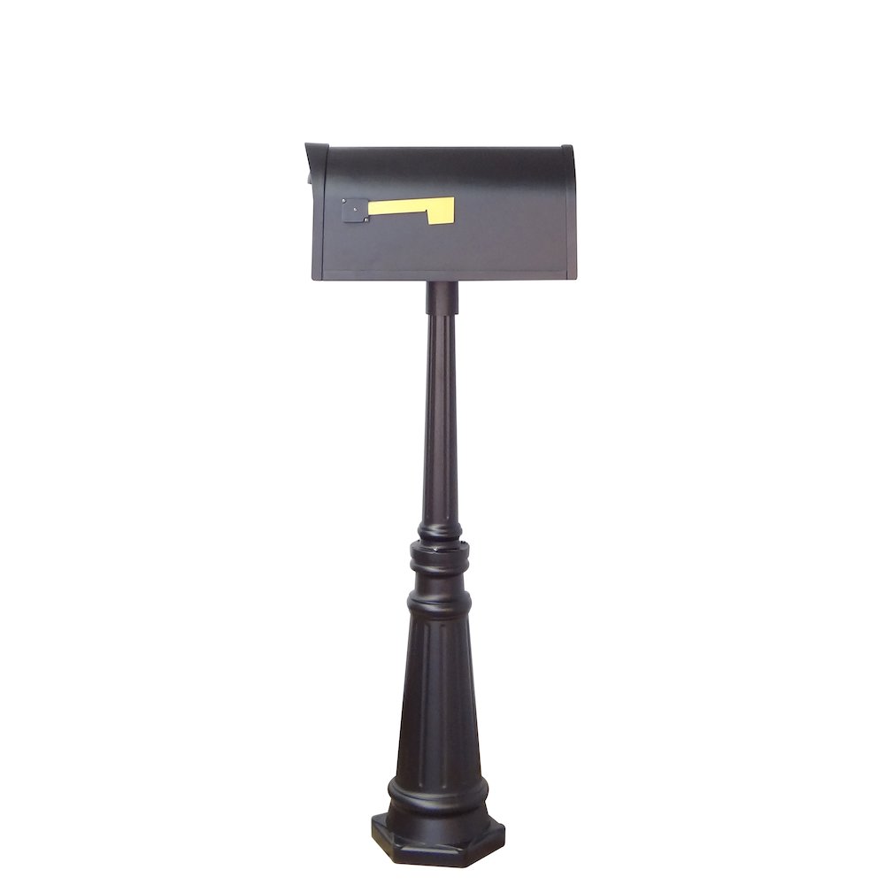 Classic Curbside Mailbox with Locking Insert and Tacoma Mailbox Post. Picture 4