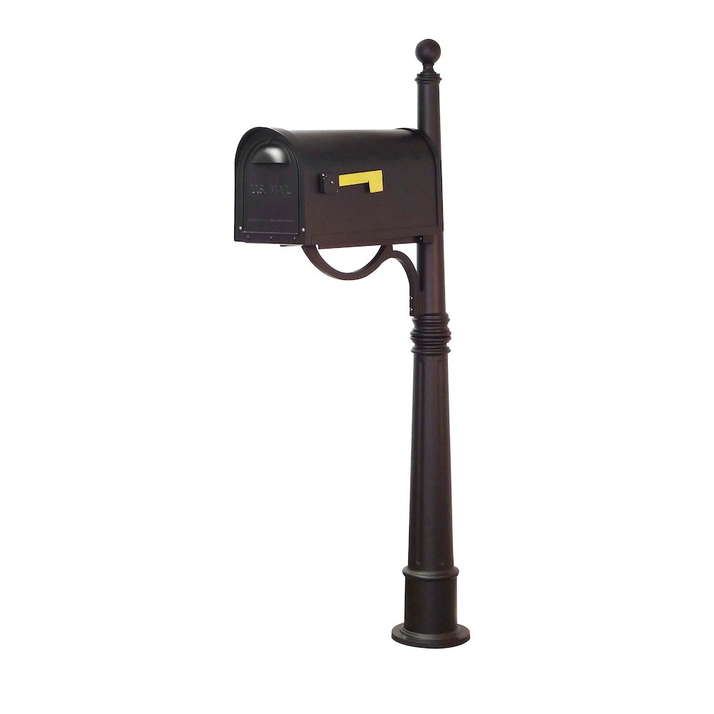 Classic Curbside Mailbox with Locking Insert and Ashland Mailbox Post. Picture 2