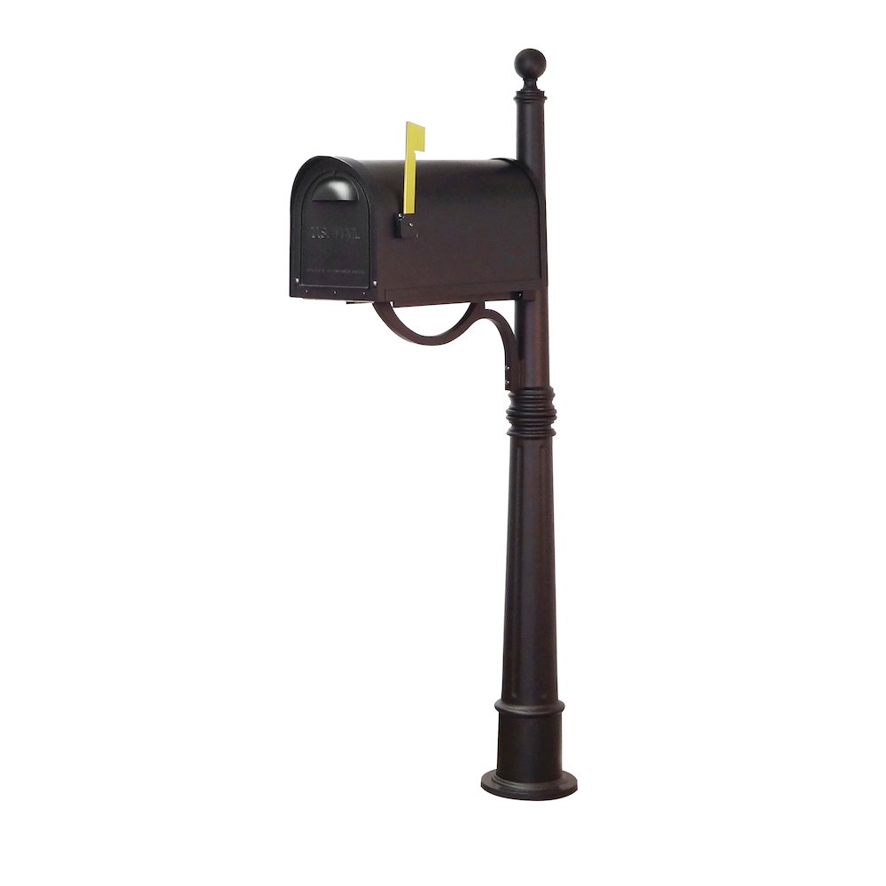 Classic Curbside Mailbox with Locking Insert and Ashland Mailbox Post. Picture 3