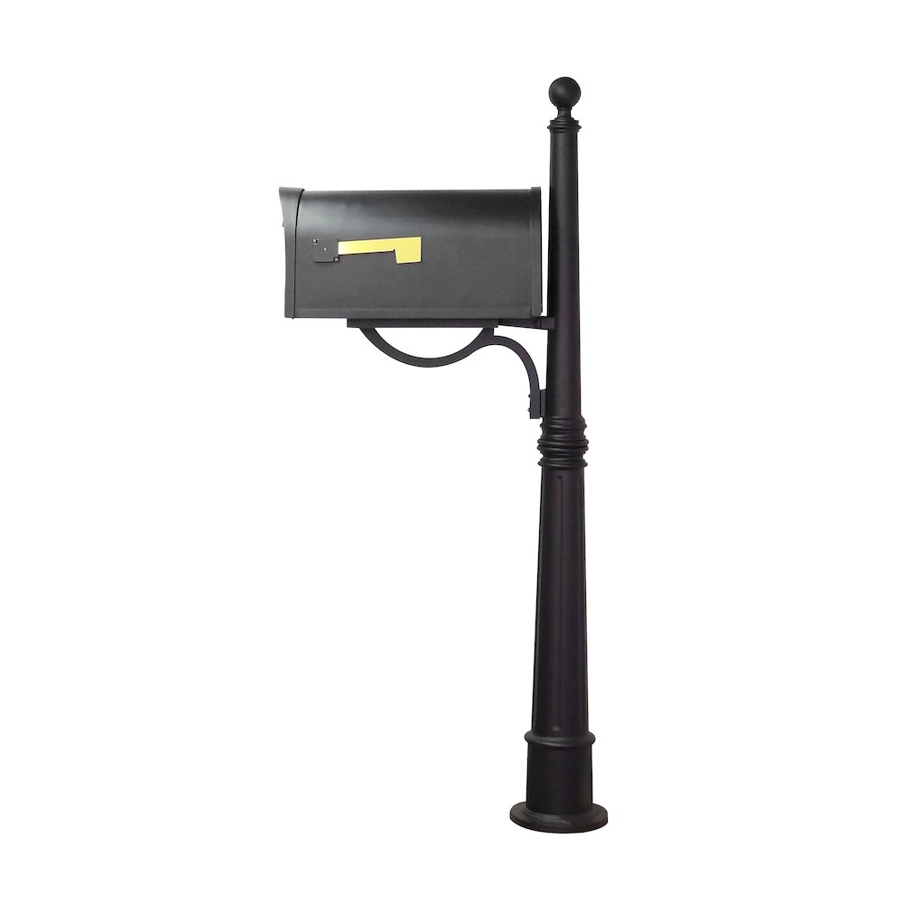 Classic Curbside Mailbox with Locking Insert and Ashland Mailbox Post. Picture 4