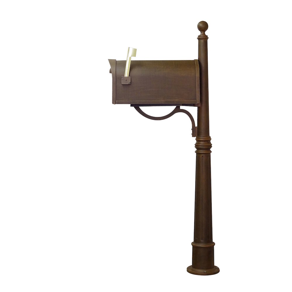 Classic Curbside Mailbox with Locking Insert and Ashland Mailbox Post. Picture 5