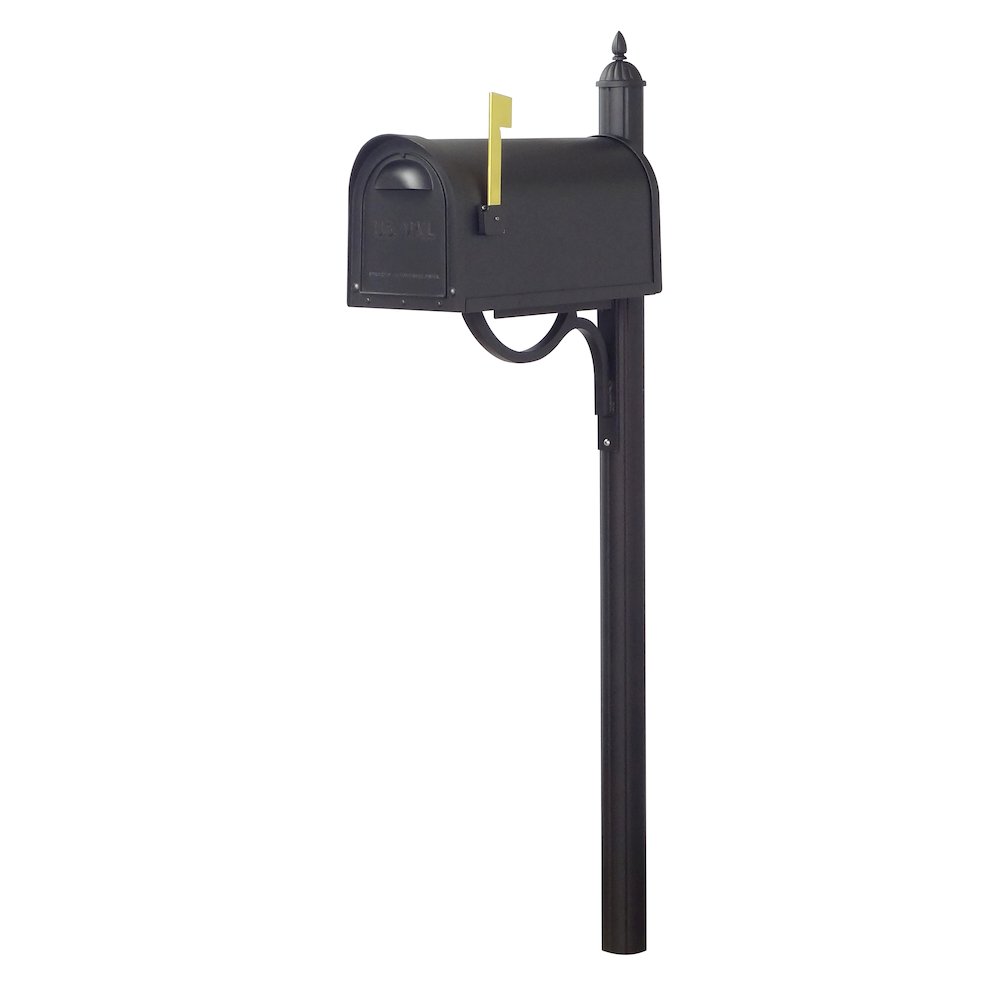 Classic Curbside Mailbox with Locking Insert and Richland Mailbox Post. Picture 3