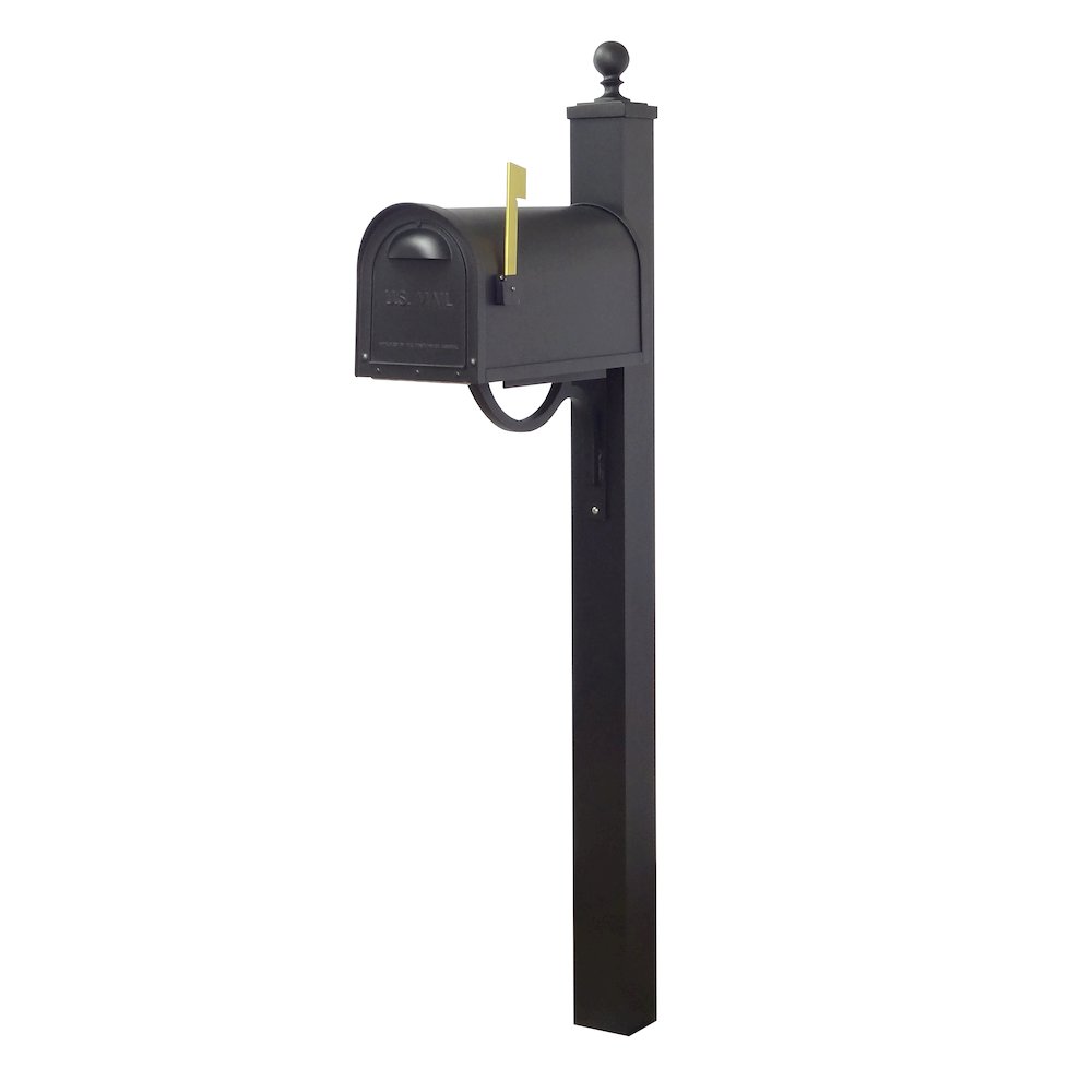 Classic Curbside Mailbox with Locking Insert and Springfield Mailbox Post. Picture 3
