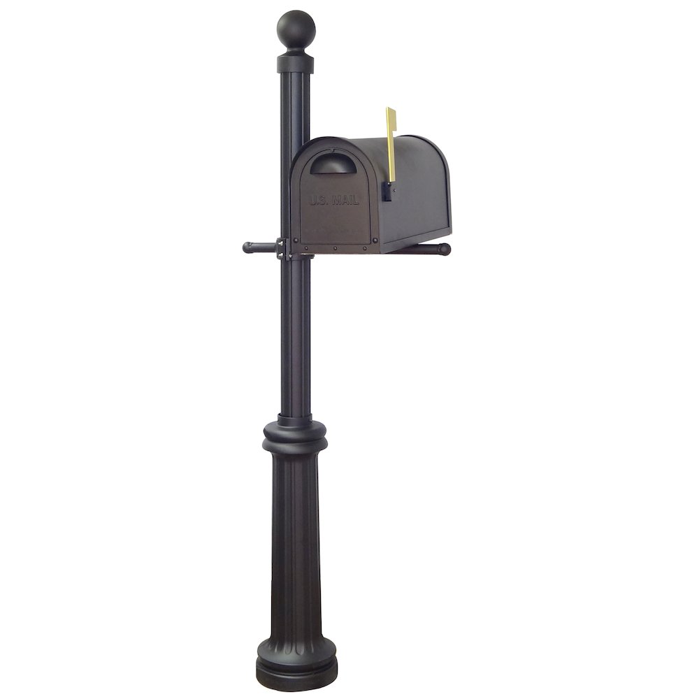 Classic Curbside Mailbox, Locking Insert and Fresno Mailbox Post. Picture 3