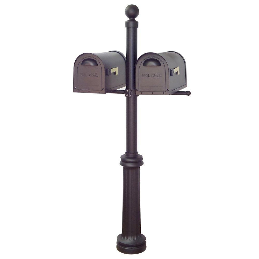 Classic Curbside Mailboxes with Locking Inserts and Fresno Double Mount Mailbox. Picture 2