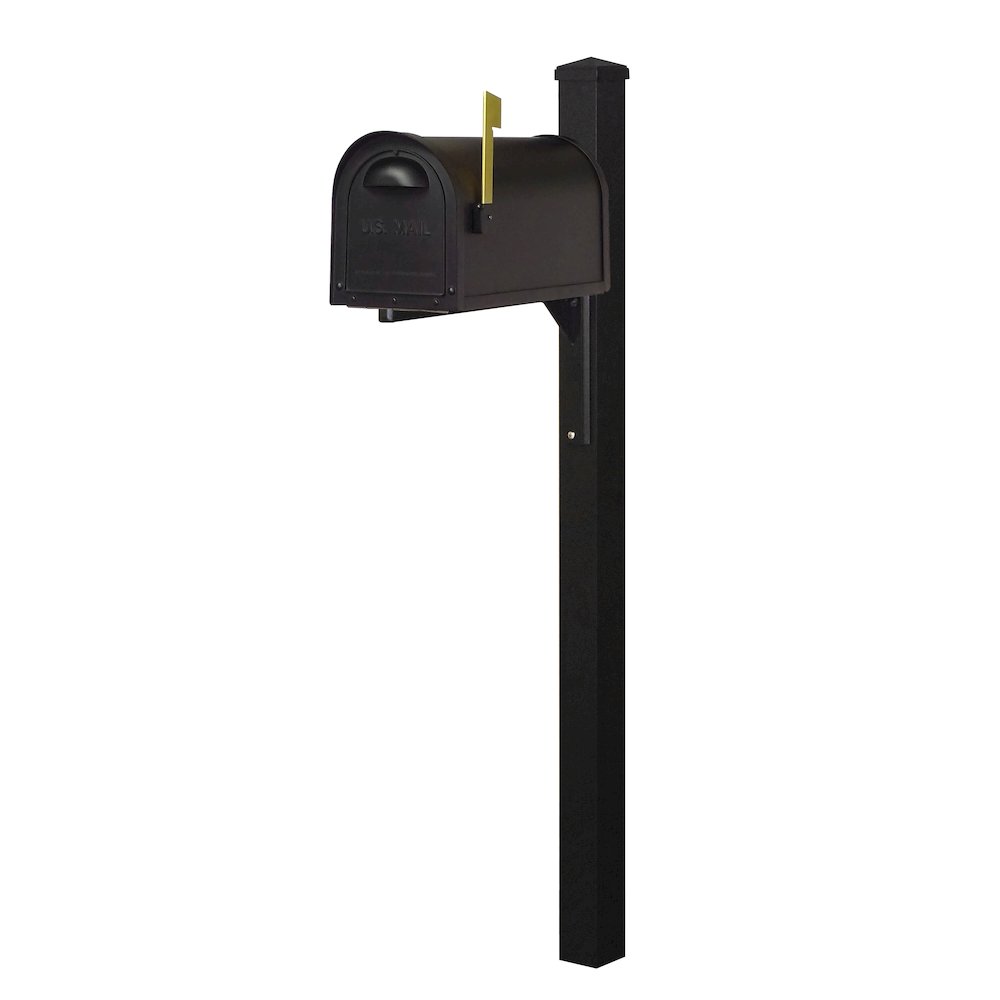 Curbside Mailbox wtih Locking Insert and Wellington Direct Burial Mailbox Smooth. Picture 3