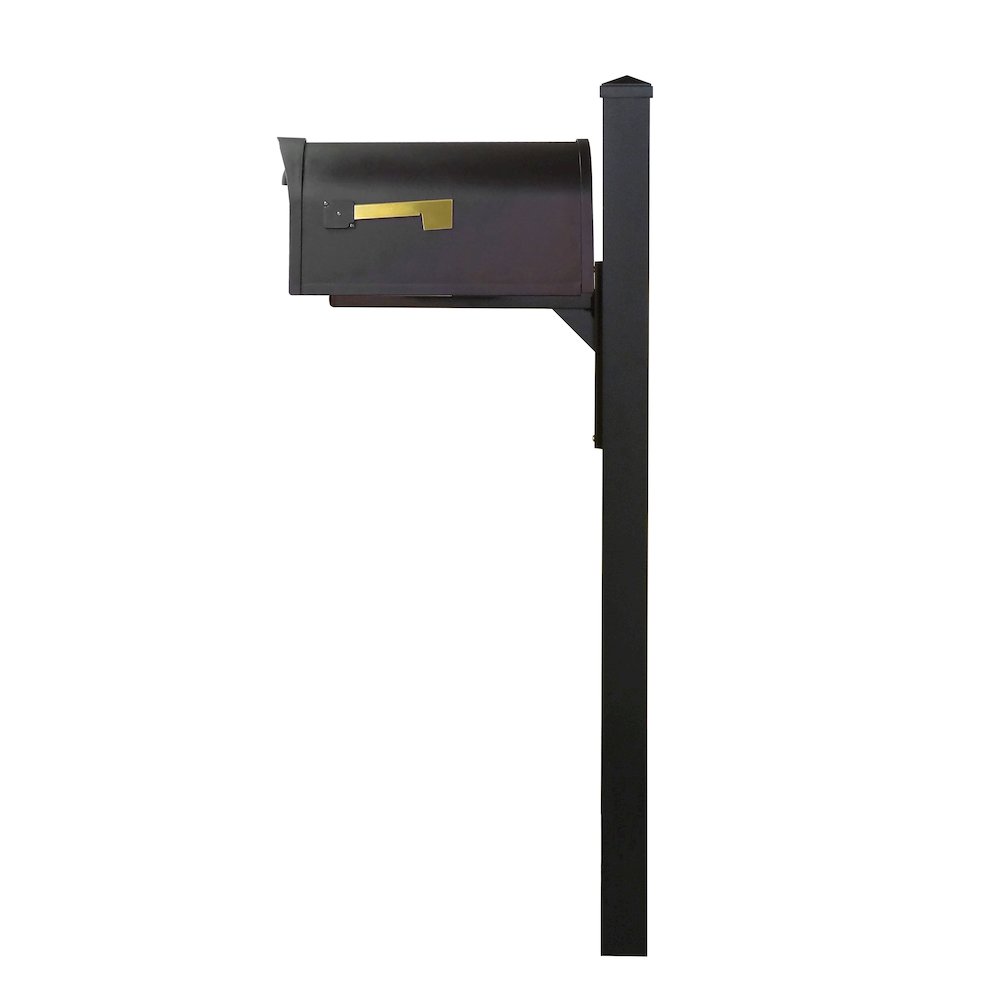 Curbside Mailbox wtih Locking Insert and Wellington Direct Burial Mailbox Smooth. Picture 4