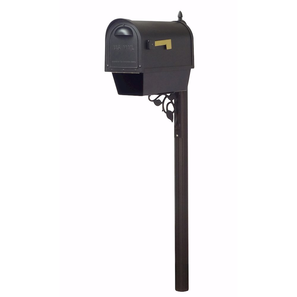 Classic Curbside Mailbox with Newspaper Tube. Picture 2