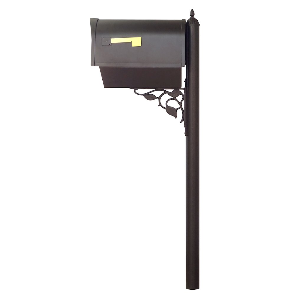 Classic Curbside Mailbox with Newspaper Tube. Picture 4