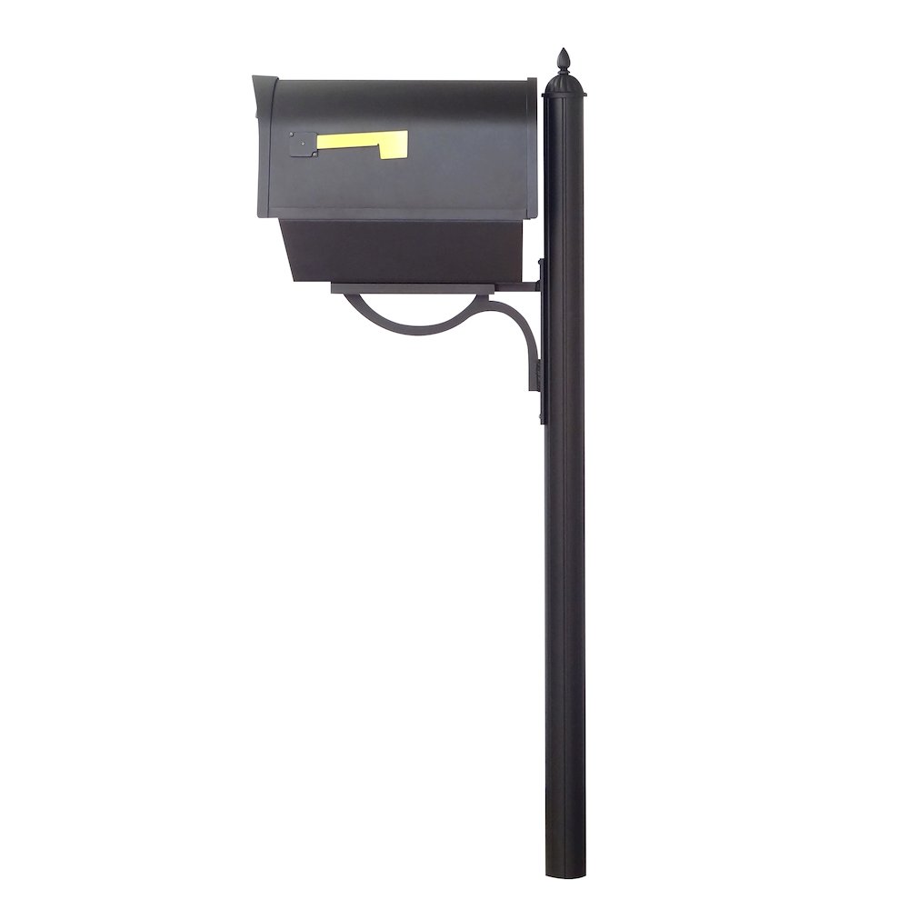 Classic Curbside Mailbox with Newspaper Tube. Picture 4