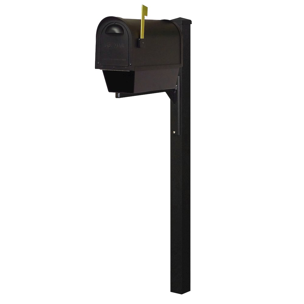 Curbside Mailbox with Newspaper Tube, Locking Insert and Wellington Mailbox. Picture 2