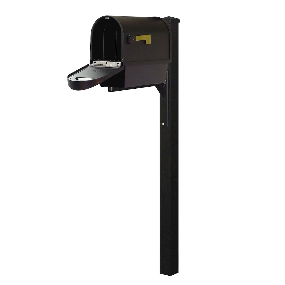 Curbside Mailbox with Newspaper Tube, Locking Insert and Wellington Mailbox. Picture 3