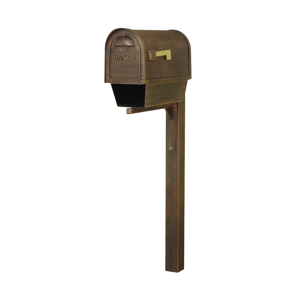 Curbside Mailbox with Newspaper Tube, Locking Insert and Wellington Mailbox. Picture 2