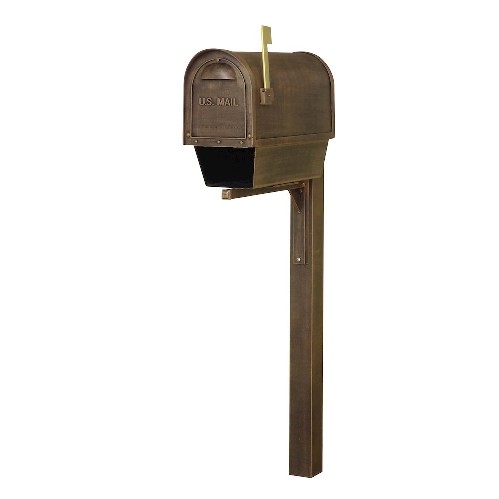 Curbside Mailbox with Newspaper Tube, Locking Insert and Wellington Mailbox. Picture 3