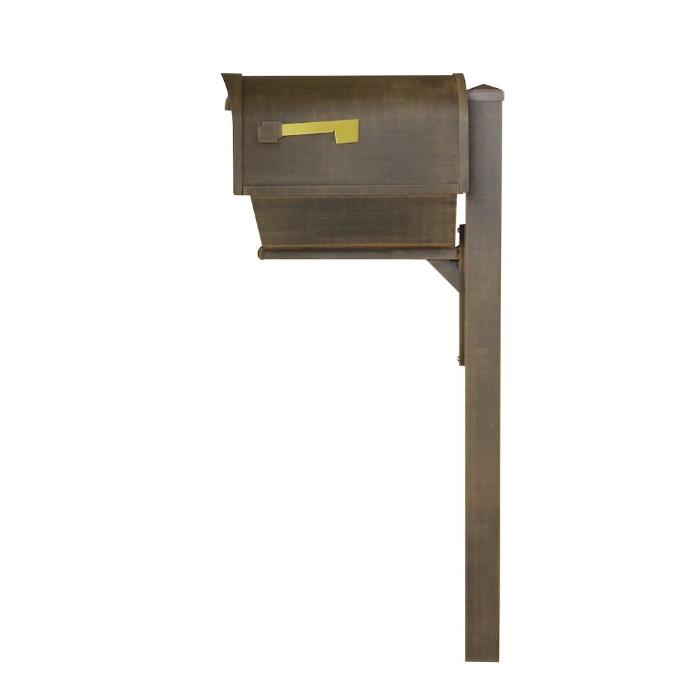Curbside Mailbox with Newspaper Tube, Locking Insert and Wellington Mailbox. Picture 4
