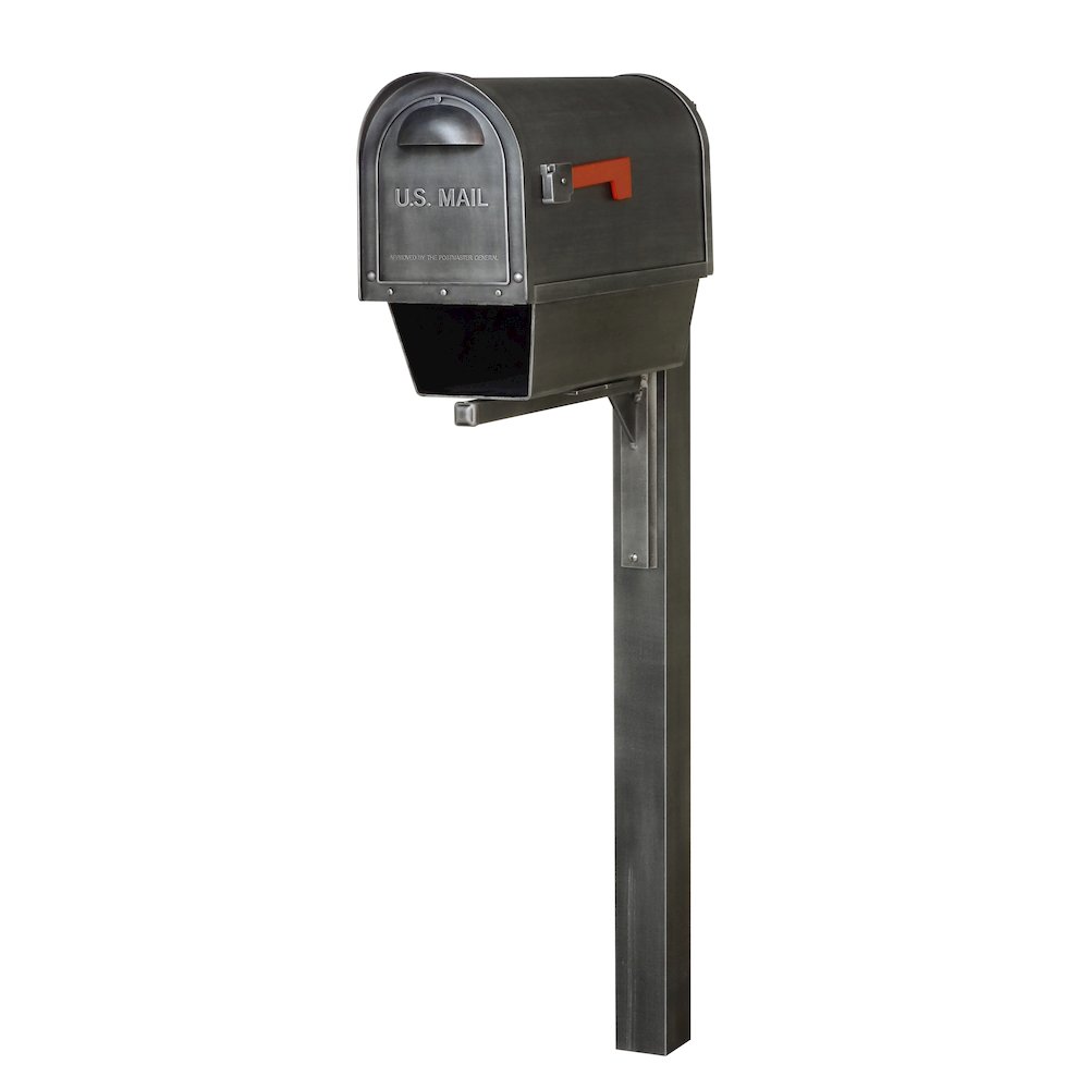 Curbside Mailbox with Newspaper Tube, Locking Insert and Wellington Mailbox. Picture 2