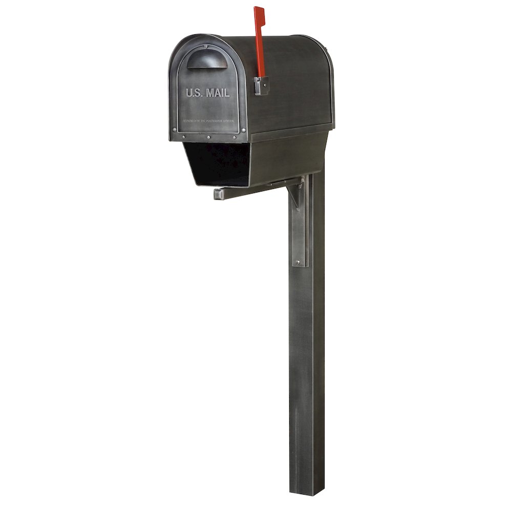 Curbside Mailbox with Newspaper Tube, Locking Insert and Wellington Mailbox. Picture 3