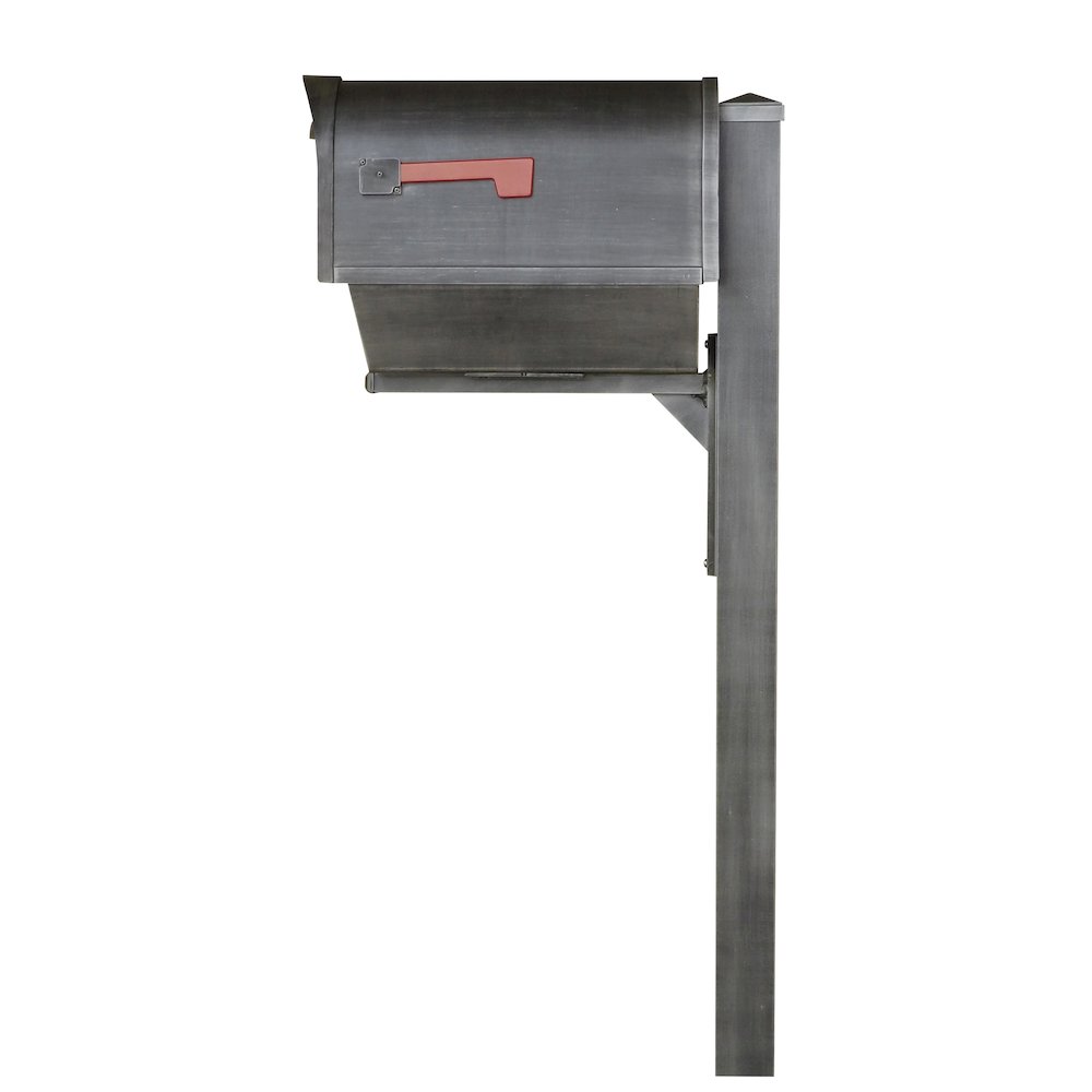 Curbside Mailbox with Newspaper Tube, Locking Insert and Wellington Mailbox. Picture 4