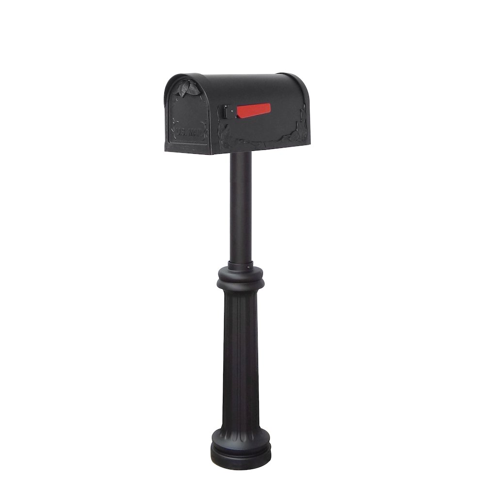 Floral Curbside Mailbox, Locking Insert and Bradford Mailbox Post. Picture 2