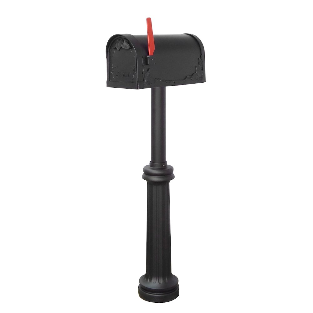 Floral Curbside Mailbox, Locking Insert and Bradford Mailbox Post. Picture 3