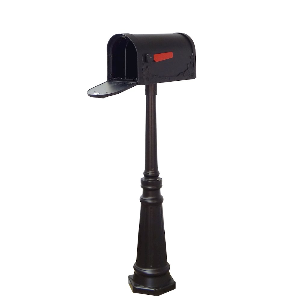 Floral Curbside Mailbox and Tacoma Mailbox Post with Direct Burial Kit. Picture 3