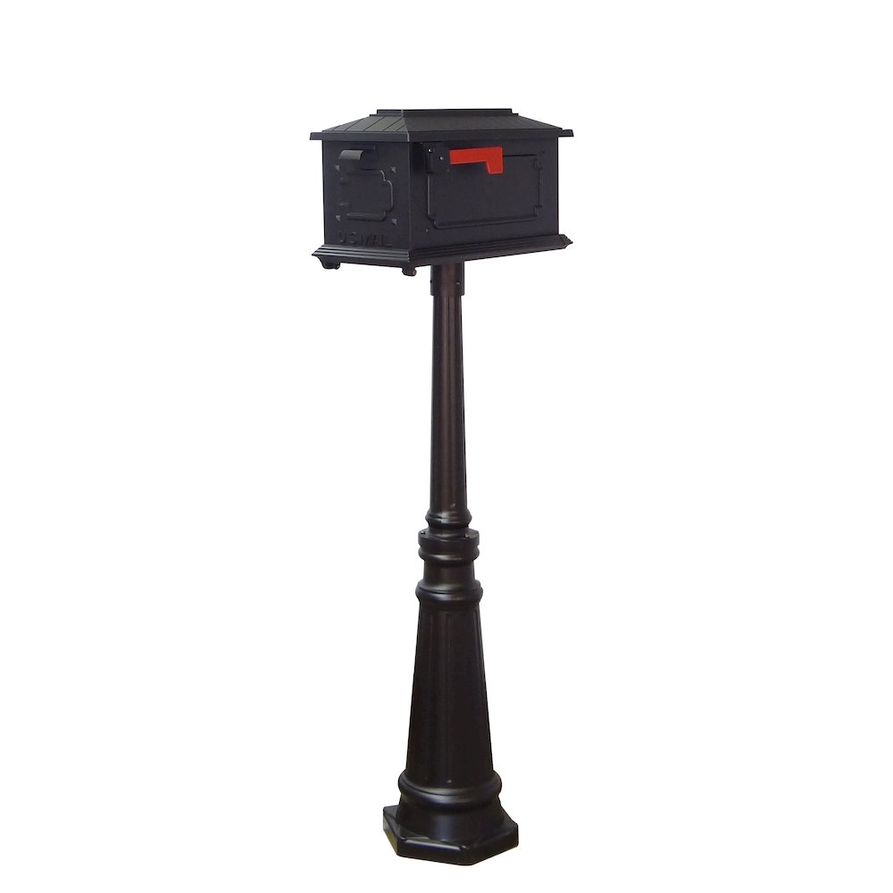 Kingston Curbside Mailbox and Tacoma Mailbox Post with Direct Burial Kit. Picture 1